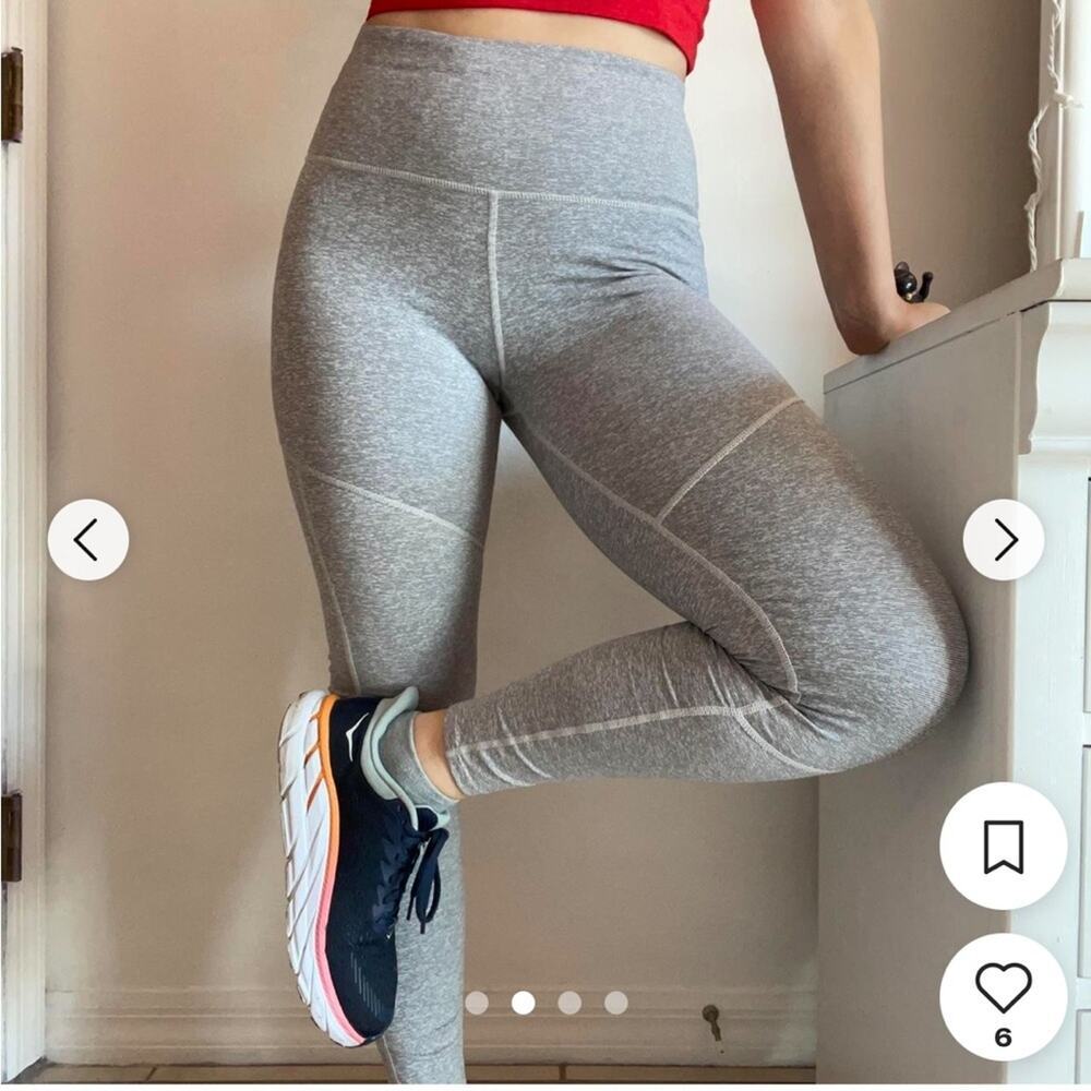Joy Lab Gray High-Waisted Leggings